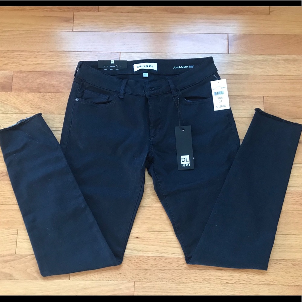 DL1961 black skinny jeans